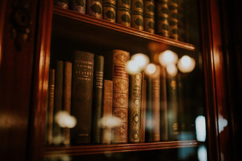 books, library, bookcase